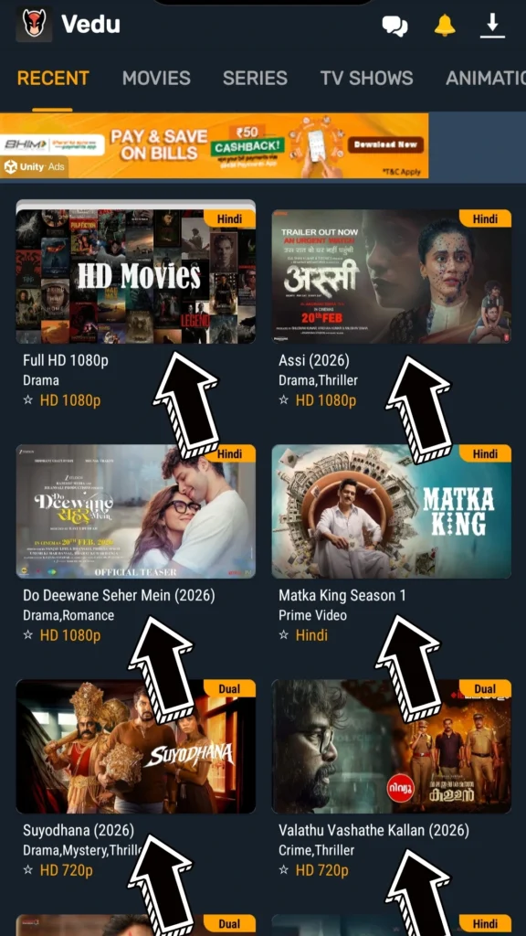 Vedu APK Entertainment Collection