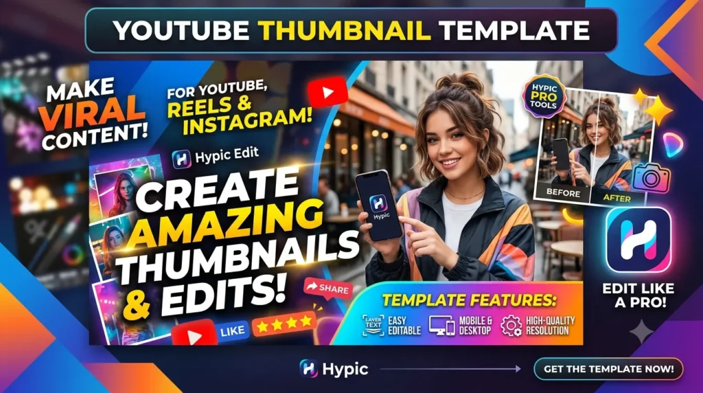 Best Hypic Templates for Instagram, YouTube & Reels: A Complete Beginner's Guide (2026) 1 Hypic Templates for Instagram, YouTube & Reels